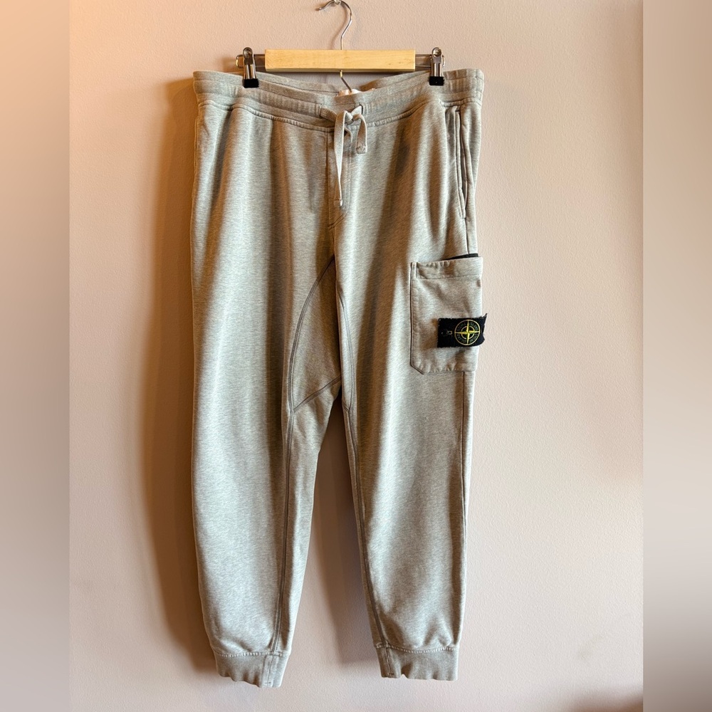 Stone Island Gray Jogger Pants
